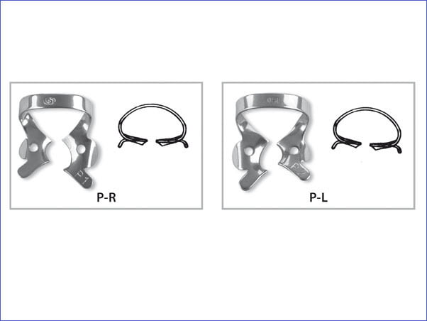 Clamps molares para niños Fit Rubberdam Clamps molares para niños Fit Rubberdam