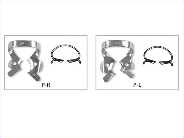 Clamps molares para niños Fit Rubberdam