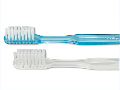 Cepillos de dientes desechables con pasta Happy Morning