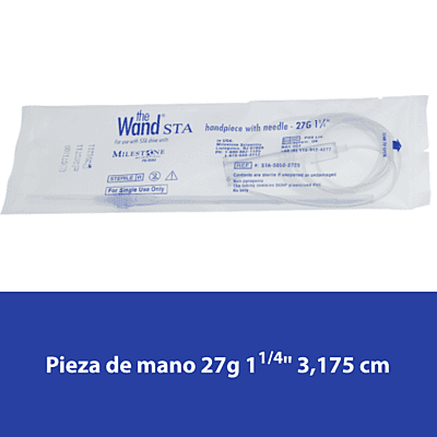 Pieza de mano The Wand STA 27G, 1/4" - Agujas Azul