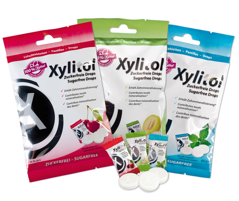 Miradent Xylitol Drops Cereza