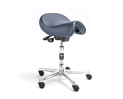 Taburete dental Bambach grande - Blue Heron Piel