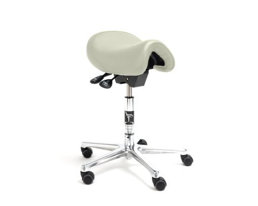 Taburete dental Bambach estándar - Cream Piel Taburete dental Bambach estándar - Cream Piel
