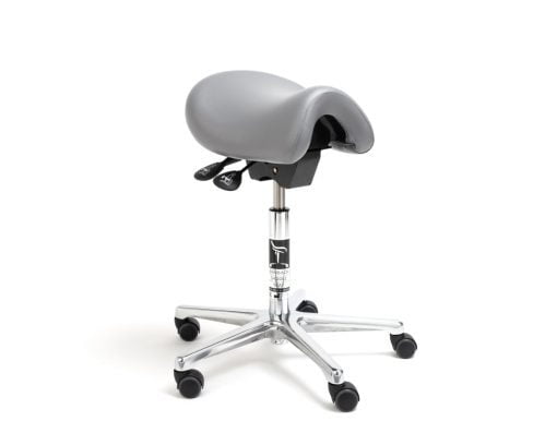 Taburete dental Bambach estándar - Grey Piel Taburete dental Bambach estándar - Grey Piel