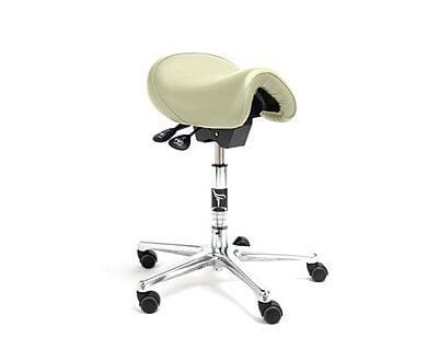 Taburete dental Bambach estándar - Ivory Piel