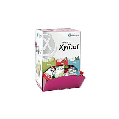 Miradent Xylitol Drops, caja distribuidora surtido