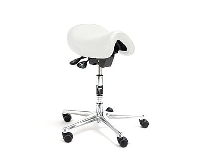 Taburete dental Bambach estándar - White Piel